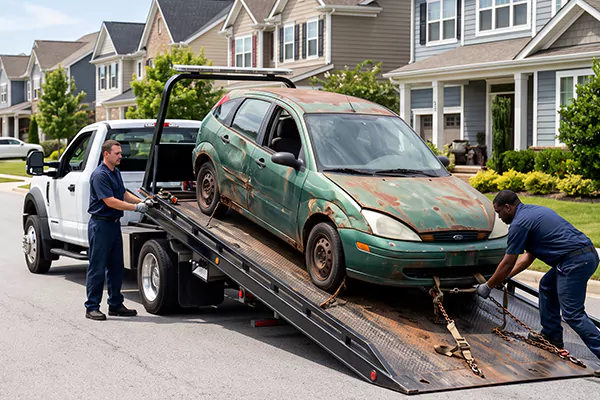 No Title Junk Car Removal in Memphis, TN