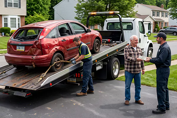 Salvage Car Pick Up in Memphis, TN
