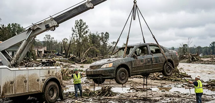 Flood Damaged Car Removal for Cash in Memphis
