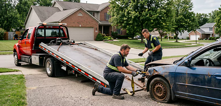 Wrecked Car Towing in Memphis
