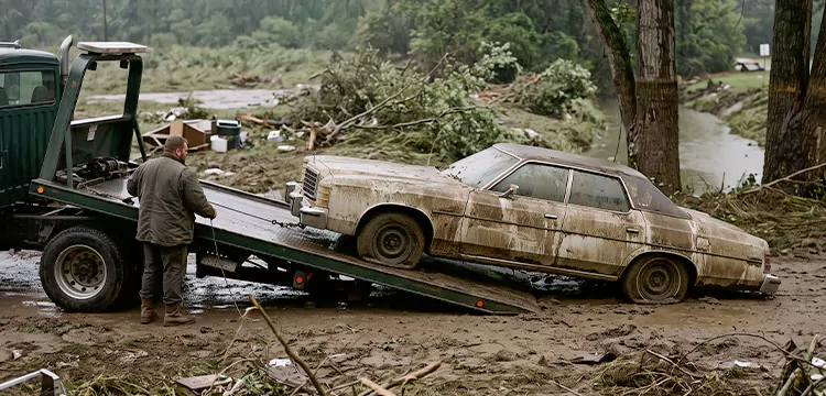 Flood-Damaged Junk Car Disposal in Memphis